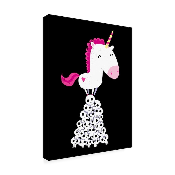 Michael Buxton 'Killer Unicorn' Canvas Art,14x19